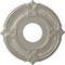 Ekena Millwork Attica Ceiling Medallion (Fits Canopies up to 3 1/2"), 12 3/4"OD x 4"ID x 1/2"P, Pearl White CM12ATPWS - alternate 1